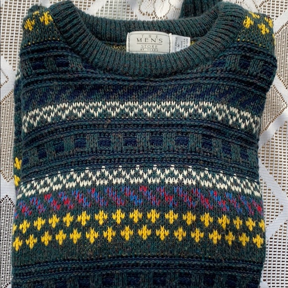 The Men's Store Vintage Striped Sweater - Picture 5 of 10